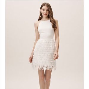 BHLDN Aidan Mattox Promenade Dress in Ivory